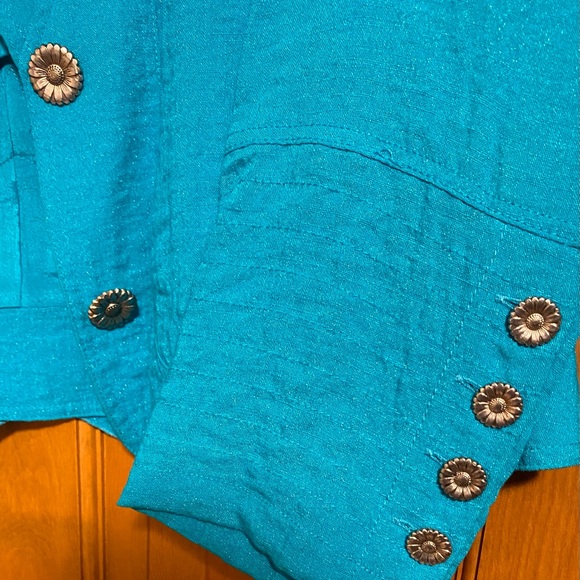 Teal Dress Jacket - Picture 2 of 2
